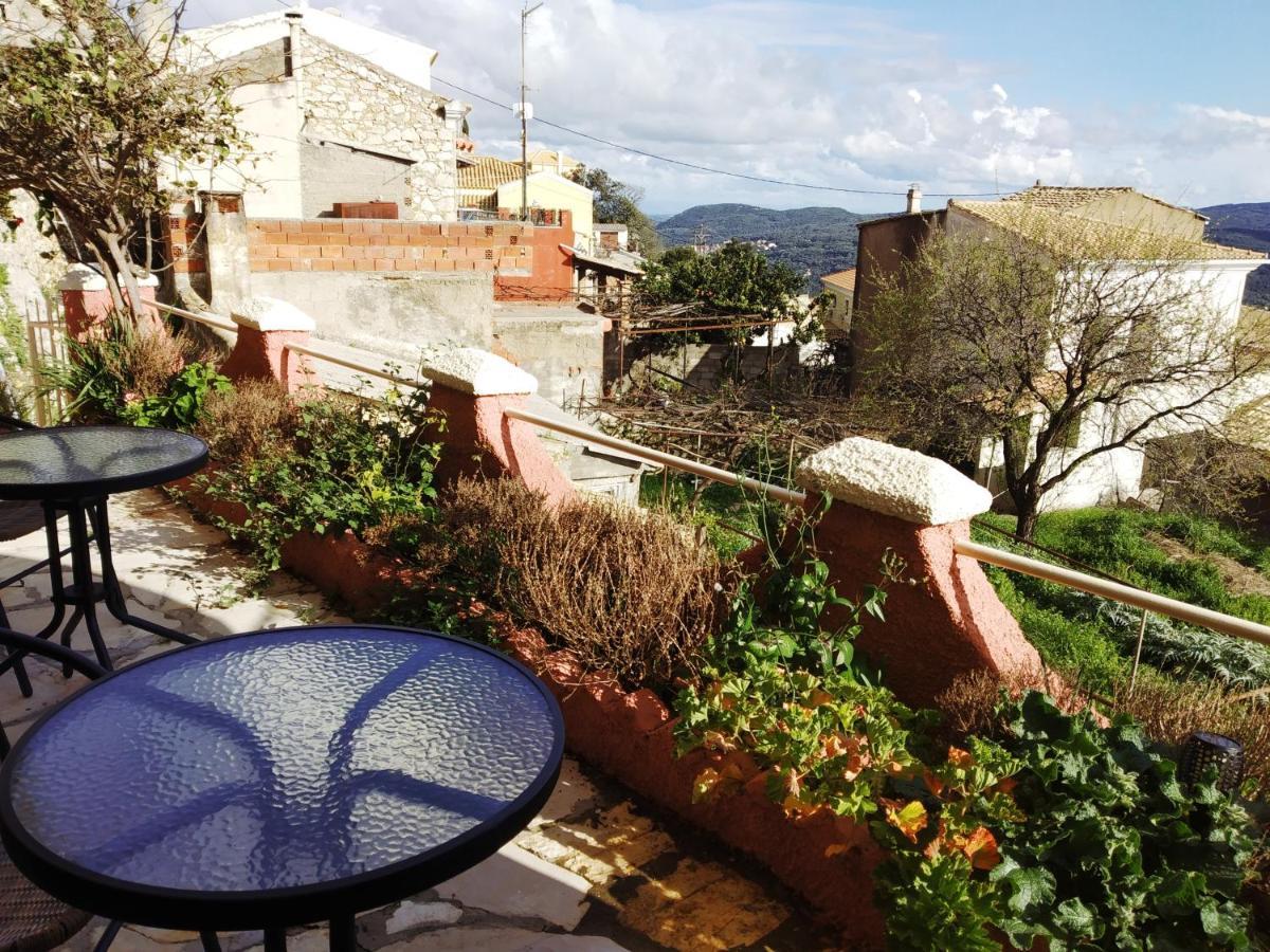 Traditional Panoramic Sea View House Lákones Екстериор снимка