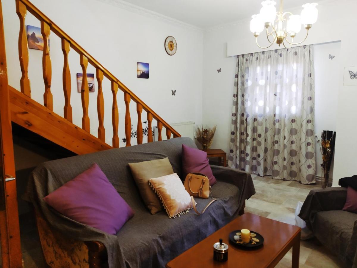 Traditional Panoramic Sea View House Lákones Екстериор снимка